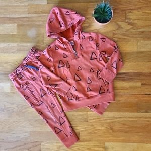 Triangle Print Track Suit